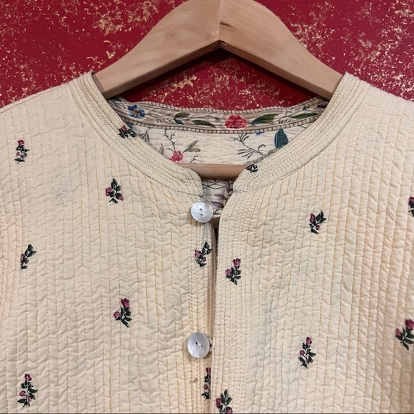 SAM HILU Vintage Reversible Floral Quilted Jacket XL - Picture 11 of 16